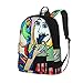 Picasso Nora The Artist Bohème Sac à dos mural pour garçons Sac d'école Sac à dos durable et robuste pour étudiants et enfants