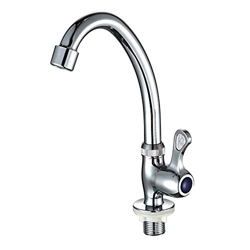 Robinet de lavabo froid design moderne chrome pour evier de cuisine creative