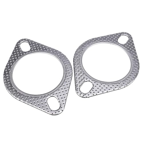 Image of 3 PCS Car Exhaust Gasket, Ultra Seal 2-Bolt 2.5-Inch Exhaust Flange Gasket, Reinforced High Temperature Gasket Exhaust Flange Gasket,Used for Exhaust Turbo Catback Headers, Car Accessories (2.5 Inch)