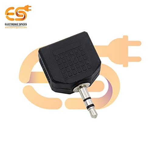 Image of Electronic Spices Single 3.5mm male to two 3.5mm female dual splitter interface audio connectors pack of 20pcs