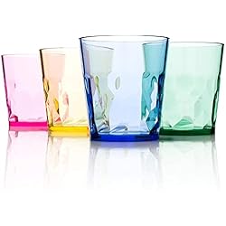 Vaso Picatodo SCANDINOVIA - Vasos Irrompibles de 250 ml - Juego de 4 - Vasos de plástico Tritan - Ideales como Regalo - Libres de BPA - Aptos para Lavavajillas - Apilables