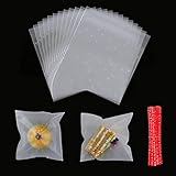 【Multiusos】-- estas bolsas de plástico transparente para dulces de alta calidad son adecuadas para bodas, fiestas de cumpleaños, escuelas, Halloween, Navidad y otros festivales importantes. También se puede utilizar para piruletas, dulces, etc. Esta combinación de bolsos OPP y corbatas coloridas agregará brillo a sus fiestas de Halloween y Navidad.