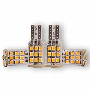 SIMTAC 3 Year Warranty 360 degree Reflecting T10 LED Indicator Bulbs For Apache | Ntorq| | Handmade | T10 Fitment, Multicolor