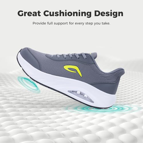 Image of IIV Mens Walking Shoes with Arch Support Wide Toe Box Tennis Sneakers Plantar Fasciitis Running Shoes