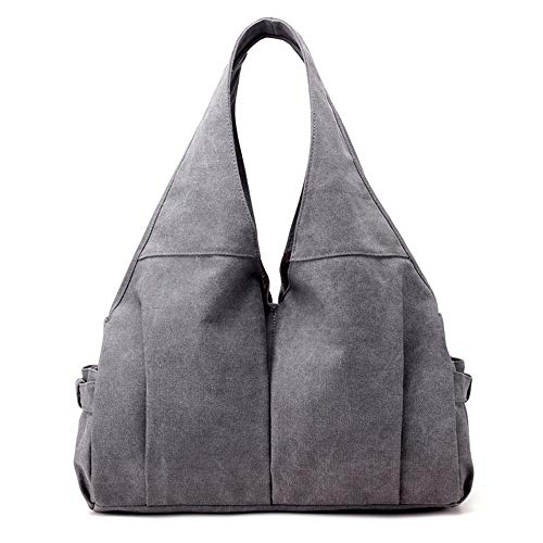MINGZE Grande Bolsa de Hombro  Casual Bolsos de Mano Totalizadores Aire Libre Mochila