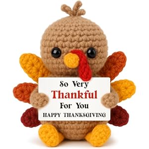 Fall Decorations for Home Fall Thanksgiving Gifts for Women Turkey Crochet