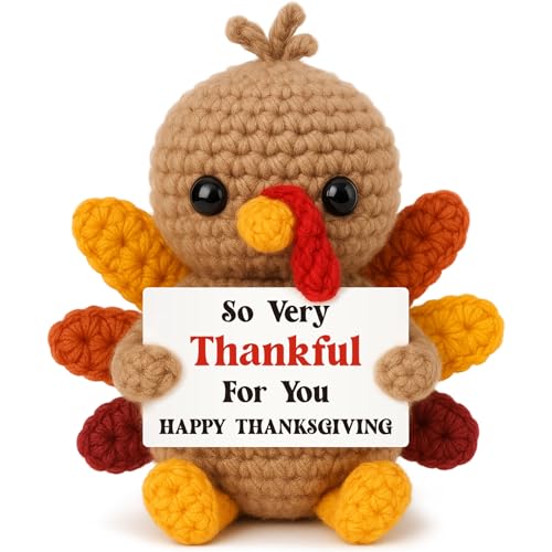 Thanksgiving Gifts for Women Handmade Crochet Turkey Women Family...