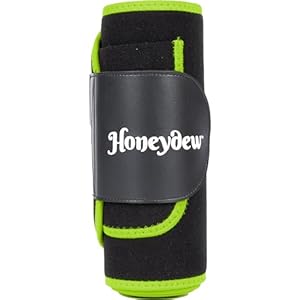 HONEYDEW Sweatband Waist Trainer for Women and Men – Body Toning Neoprene Sweat Shaper for Women for Maximum Belly Reduction