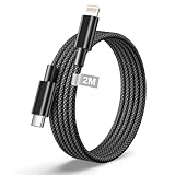 Ce Que Vous Pouvez Obtenir: 2 M nylon câble USB C lightning avec remplacement à vie et 24h service de soutien à la clientèle amical pour vous assurer une expérience d’achat agréable.Si vous avez des questions ou si vous n'êtes pas satisfait de l'utilisation de notre câble USB C to lightning, veuillez contacter notre équipe du service clientèle, nous vous servirons de tout cœur