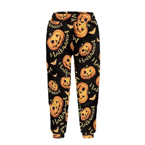 Halloween Workout Pants for Kids Oversized Sweatpants Running Trackpants for Teen Boys Girls Sweatpant with Pocket2