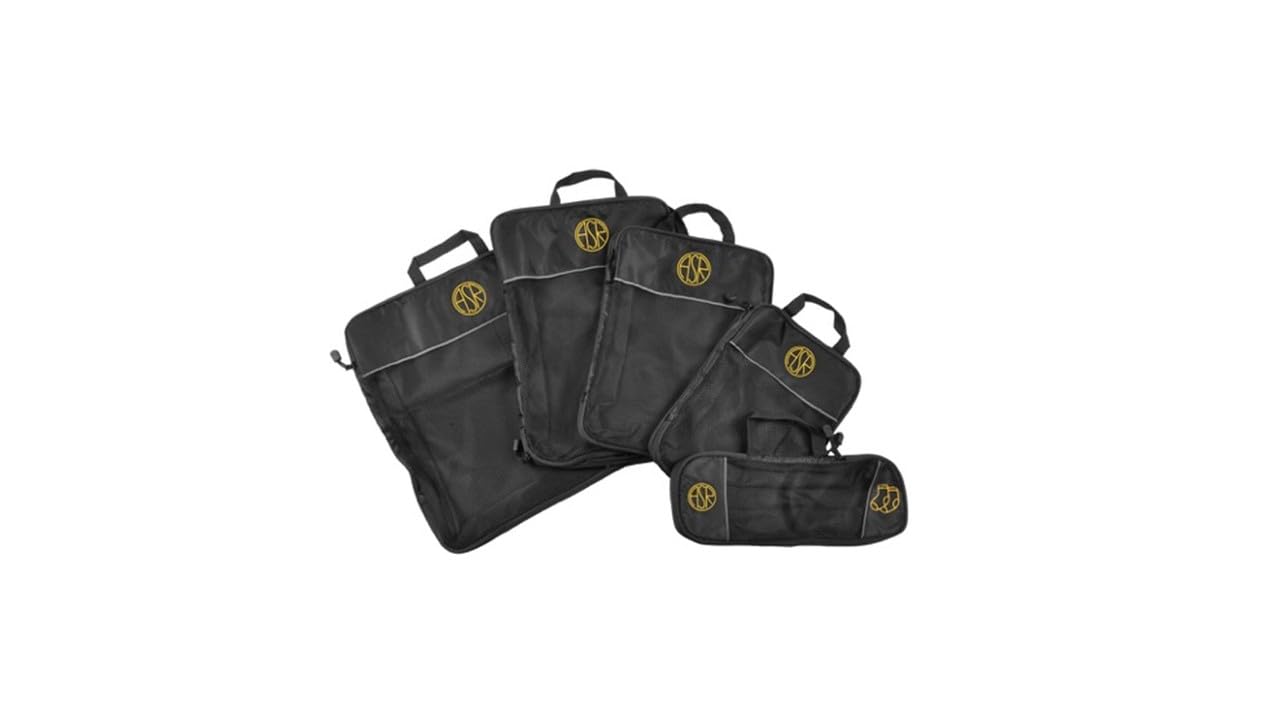 AS Roma ORGANIZER VALIGIA 5 PEZZI - black