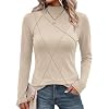WIHOLL Long Sleeve Shirts for Women Fall Tops Casual Outfits