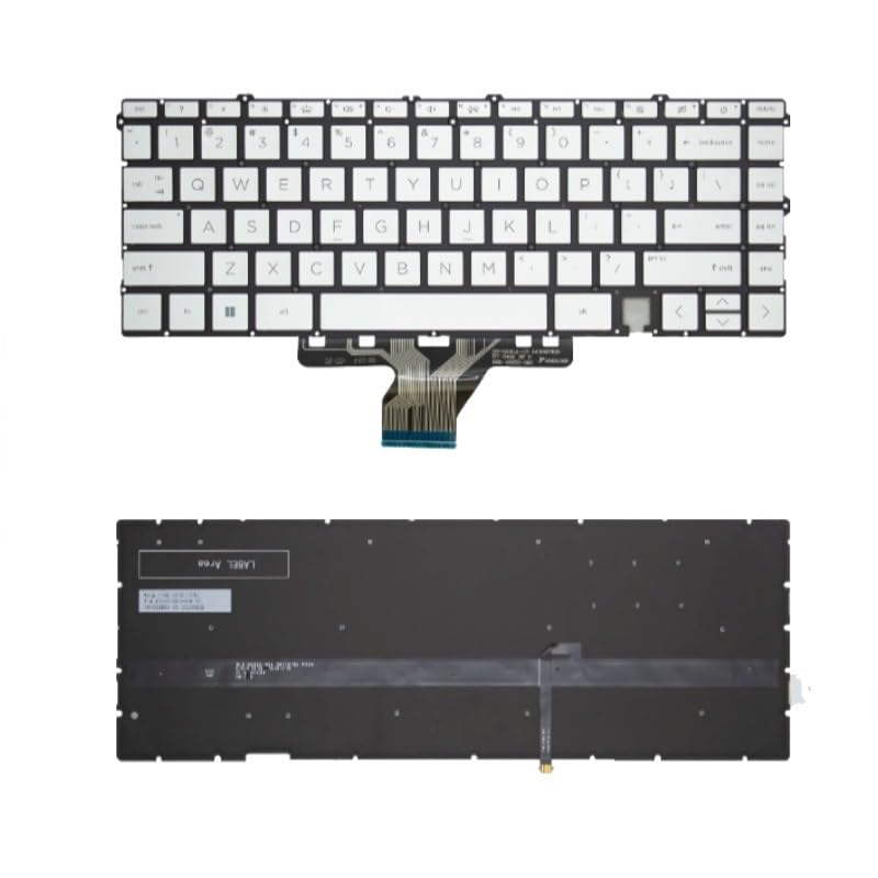 Clavier argenté Envy X360 13-BA pour remplacer touche cassée