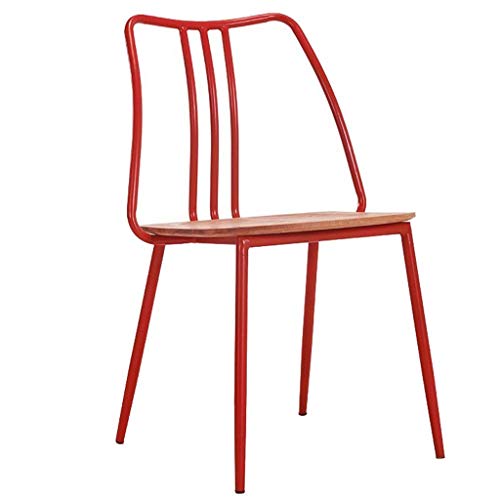 Straw Bar Stools,Bar Chair Breakfast Kitchen Counter Steel Barstool Home And Cafe High Dining Stool With Backrest (Color : Red) #TOP13