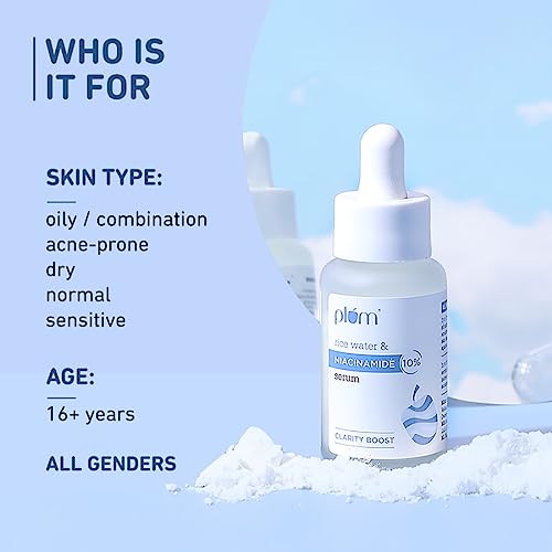Plum 10% Niacinamide Face Serum For Clear, Bright Skin | Fades Blemishes & Dark Spots | With Rice Water | Lightweight | Dermatologically Tested |... - Image 4