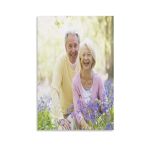 Peinture toilettes chambre salon couple tableau art mural amoureux