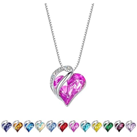 July Birthstone Necklace with Crystals Cover