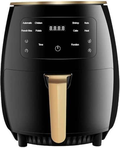 Woleebee 6L Digital Air Fryer with Touch Control | Oil-Free Cooking | 2400W Power | Low Fat Cooking | Non-Stick Basket | Temperature & Timer Control | Family Size Airfryer