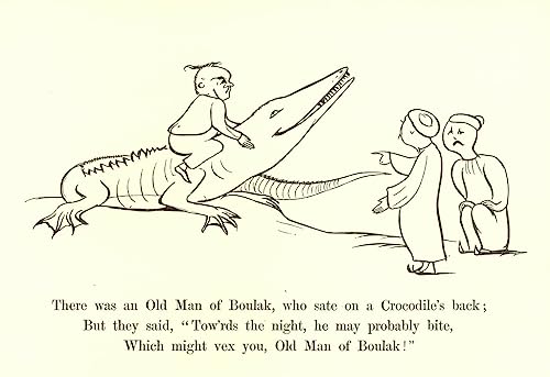 Poster Edward Lear There Was an Old Man Boulak pour décoration salon et bureau