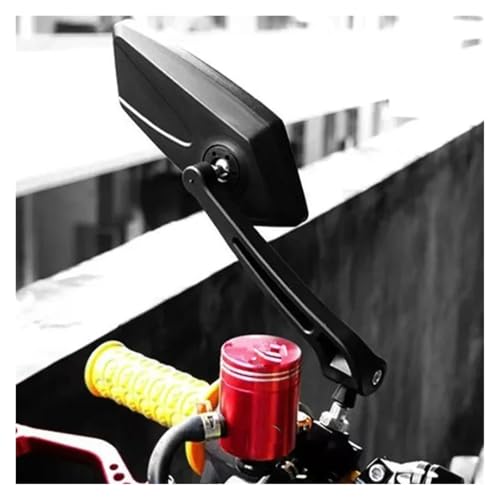Manillar de bicicleta espejo retrovisor gran angular HD universal para motocicleta 7