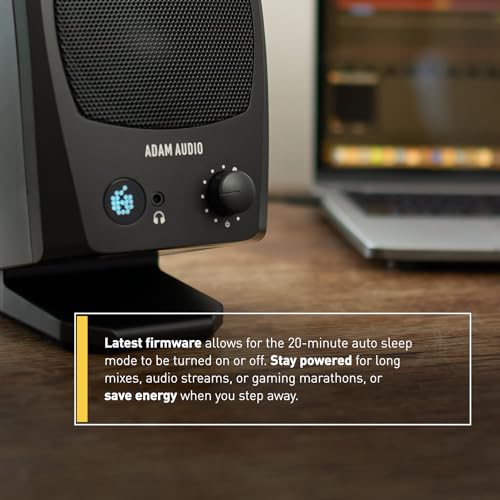 Image of ADAM Audio D3V Active Desktop Monitoring System with USB-C Connection (Pair, Black)