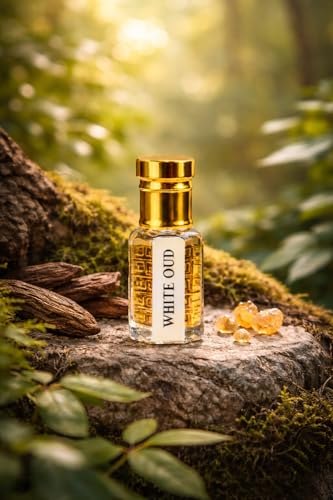 Image of KOSTA White Oud Perfume Oil 3ml | Long Lasting Alcohol-Free Attar for Men & Women | Unisex Arabic Roll-On Fragrance | Pocket Perfume