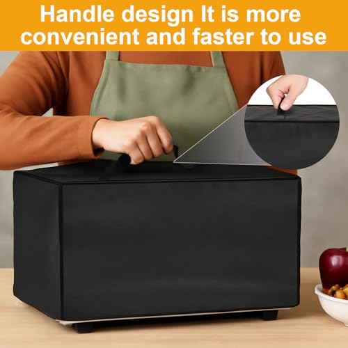 Image of Toaster Oven Air Fryer Cover, 20.5 inch*15.75 inch*8.27 inch, Heat-Resistant Waterproof Dust-proof Kitchen Appliance Covers Compatible with Ninja Foodi SP101 SP201 SP301
