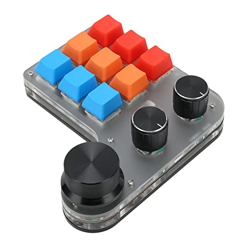 Clavier programmable à 9 touches et 3 boutons USB Bluetooth mécanique macro - 2