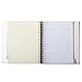 Fringe Studio Paper Wrapped Hardcover Concealed Spiral Wedding Planner with 12 tab dividers & Pockets 