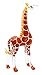 Hand Blown Glass Figurine Brown Giraffe Handmade Miniature Animal Art