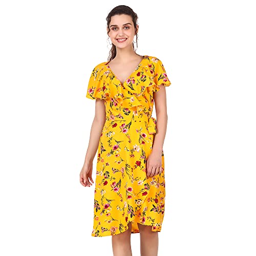 Image of BoheeWohee Women Midi Wrap-Around Dress