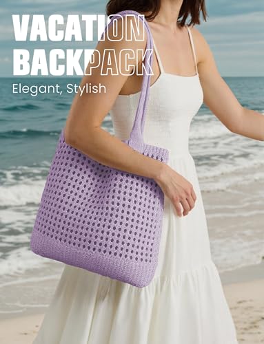 Mesh Beach Bag Hobo Tote for Women Summer Vacation Shoulder Bag Soft Woven Purses Casual Large Capacity Handbag Bags2