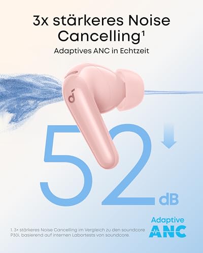 Soundcore by Anker P31i kabellose Bluetooth-Kopfhörer, Hi-Res Sound, Rosa – Ansicht 2