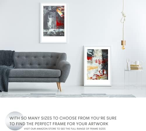 Box of 6 A4 Picture Frames - A4 White Frame, A4 Frames, A4 Frame White, White A4 Frame, White Picture Frames, Certificate Frame, A4 Certificate Frames, Frames for A4 Prints, Picture Frames A4 Size