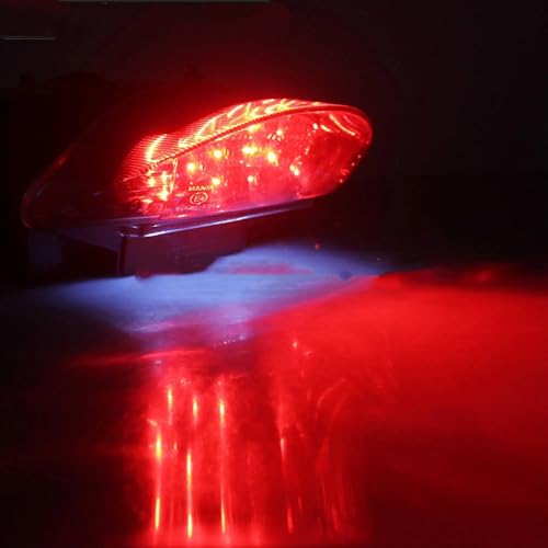 Feu stop motocyclette LED résistant aux vibrations pour remplacer un feu cassé