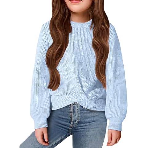 Arshiner Girls Warm Pullover Sweater for Ages 11-13 Cover
