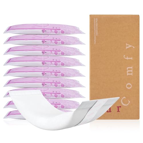 Image of PurComfy 2-in-1 Postpartum Pads, Absorbent Instant Perineal Ice Pads for Women with Mom Pain Relief and Postpartum Recovery Care, 10 Count