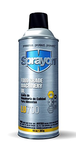 Sprayon LU700 Food Grade Machinery Oil 10 oz Aerosol, SKU #S00700000 LU700 Food Grade Machinery Oil