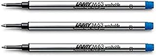 Lamy 3 x M63 Rollerball Refill BLUE (DB18560)