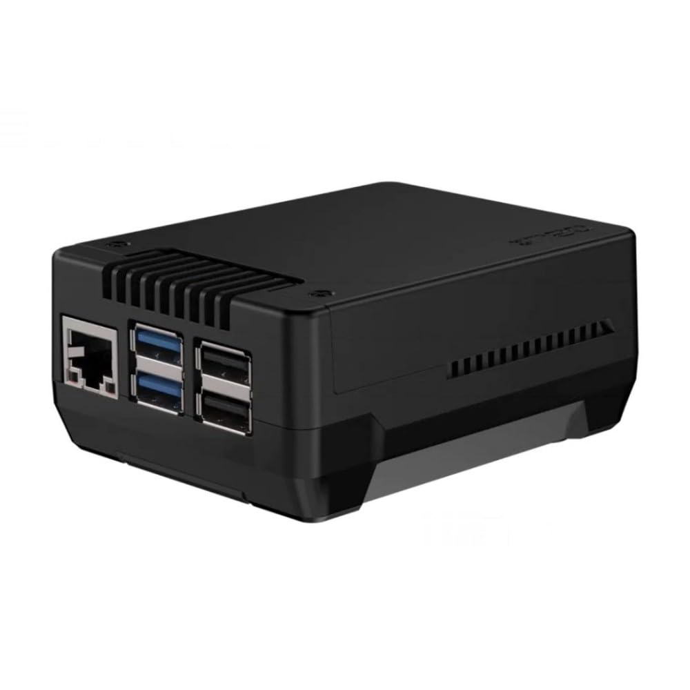 Argon Neo 5 M.2 NVMe PCIe Gehäuse für Raspberry Pi 5, Raspberry Pi 5 Gehäuse aus Aluminium mit integriertem Lüfter