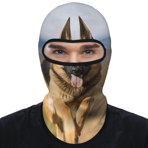 Balaclava para hombre, máscara para esquí y ciclismo, protector facial multifuncional para invierno miniatura 7