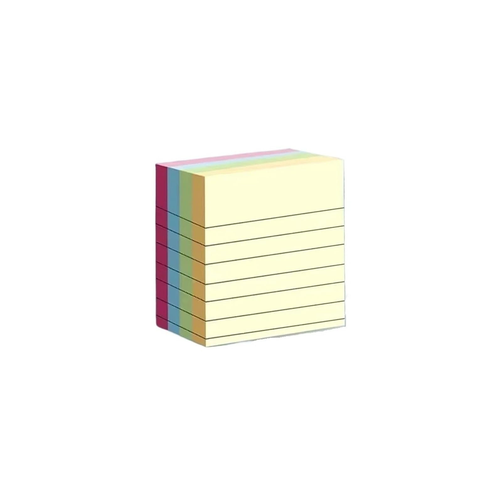100/200 fogli di quaderni carta for appunti orizzontali vivaci for organizzazioni ufficio(Medium 200 sheets)