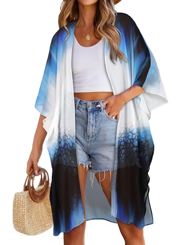 Image of Swimsuit Coverups for Women Sarong Beach Bikini Wrap Sheer Short Skirt Chiffon Scarf for Swimwear