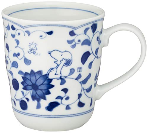 Taza de porcelana azul índigo 280 ml con caja regalo miniatura 1