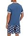 Demegimi Pijama Hombre Verano Pijamas Corto Manga Corta Conjunto Ligero Verano Imagen de Demegimi Pijama Hombre Verano Pijamas Corto Manga Corta Conjunto Ligero Verano