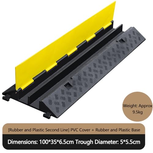 Protection câbles sol robuste avec couvercle pour allées de jardin - 3