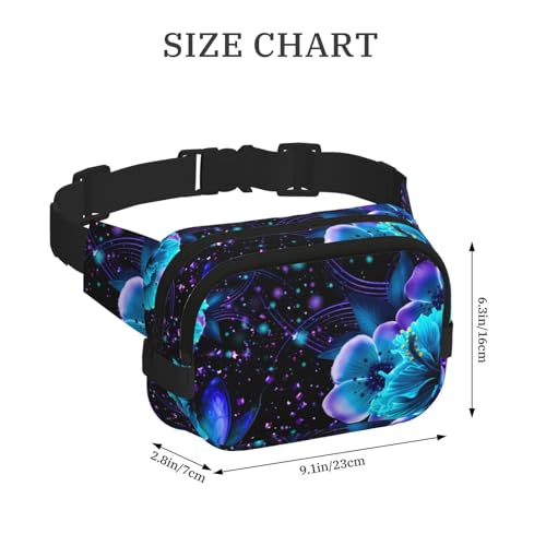 Sac banane papillon bleu grand format pour ne plus manquer de place
