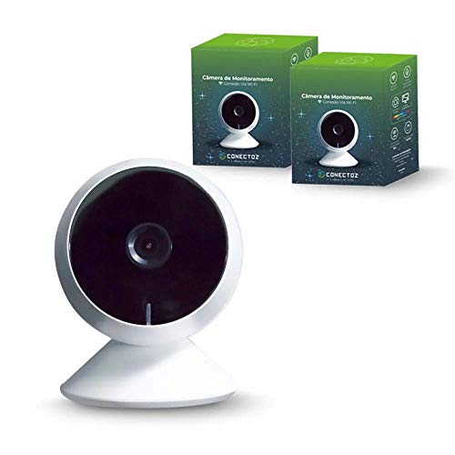 Kit com 2 Câmera de Segurança Interna Wi-Fi Monitoramento Inteligente, FullHD 1080p, Visão Noturna I