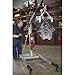 Strongway 8-Ton Long Ram Air/Hydraulic Jack - Single Piston, Clevis Base