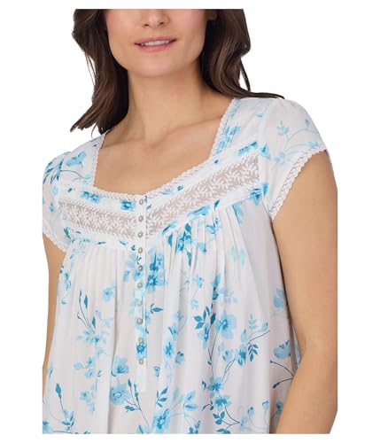 Eileen West Womens Ballet Cap Sleeve Nightgown3